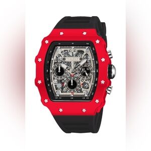 Activa X Invicta Men’s Watch - Red & Black 44.3mm
